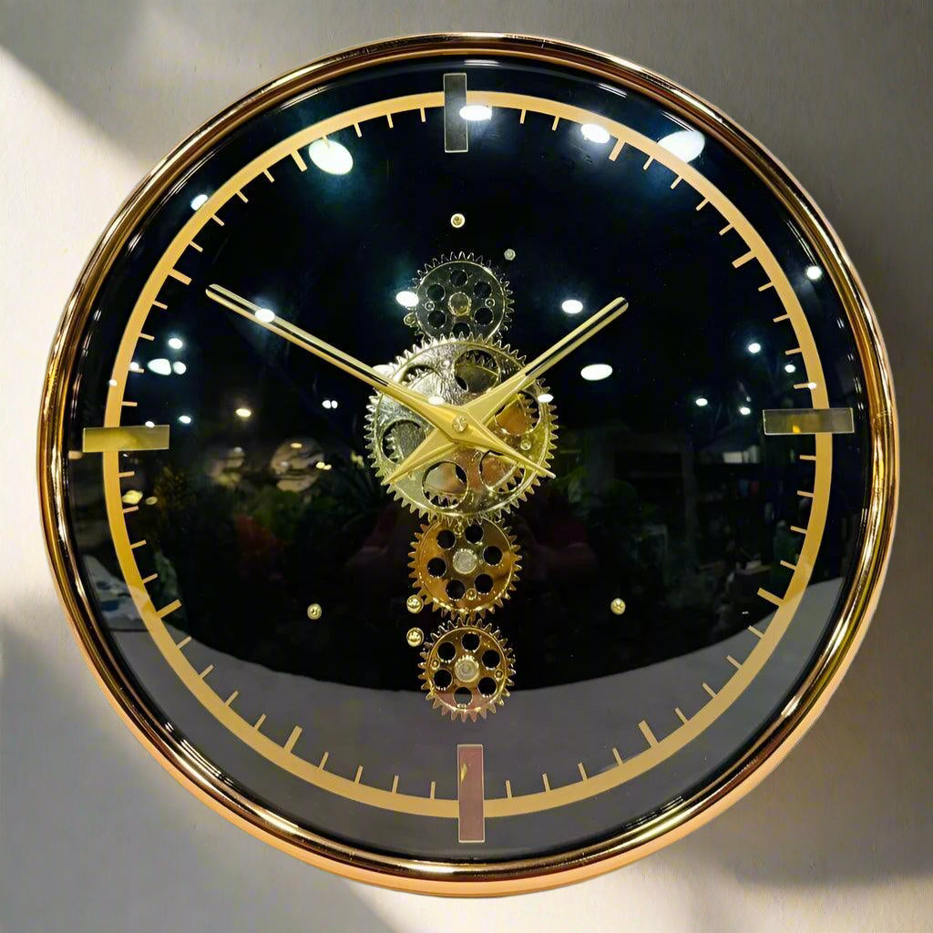 Luxury Metal Gear Clock Style 2